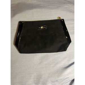 Black Lancome makeup bag